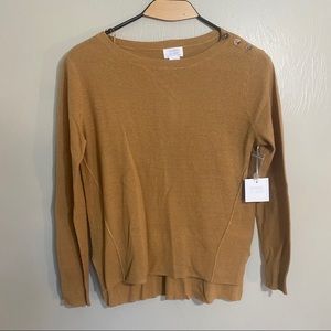 NWT Sigrid Olsen Linen Sweater Sz XS